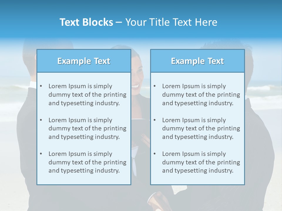 Modern Water Waste PowerPoint Template