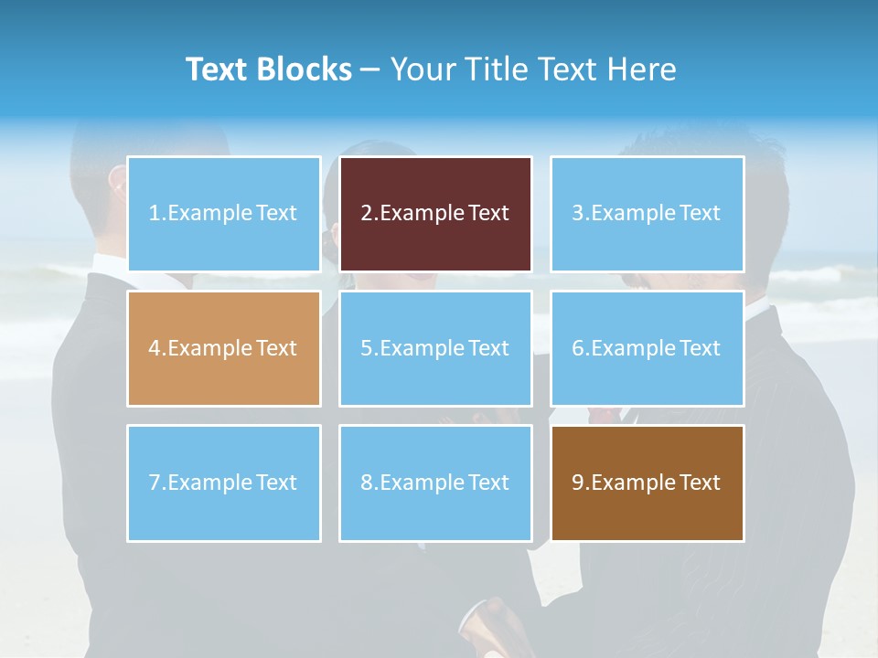 Modern Water Waste PowerPoint Template