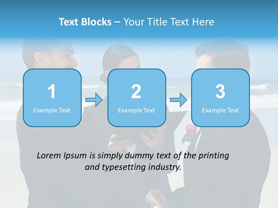 Modern Water Waste PowerPoint Template