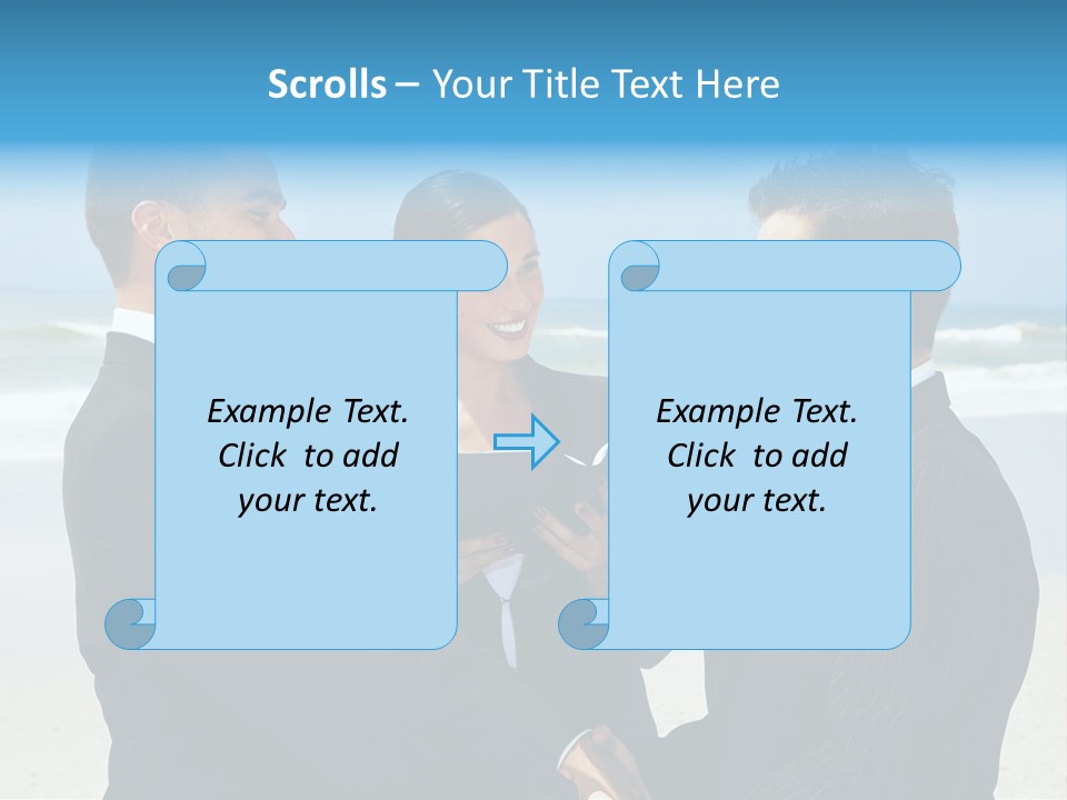 Modern Water Waste PowerPoint Template