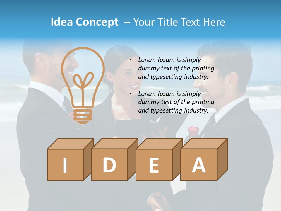 Modern Water Waste PowerPoint Template