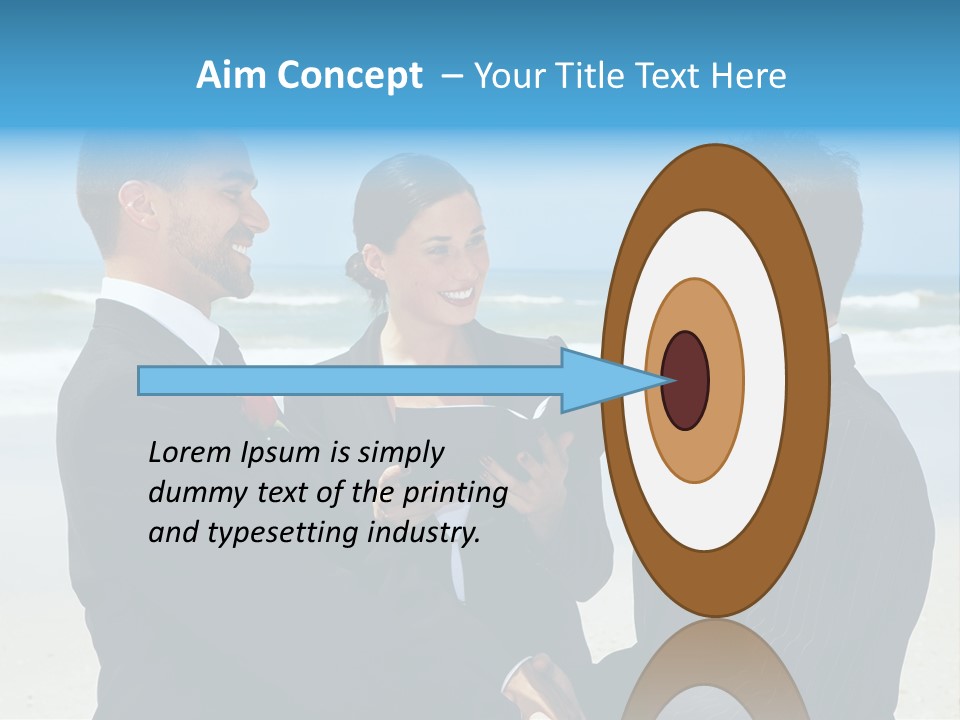 Modern Water Waste PowerPoint Template