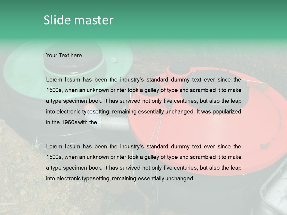 Modern Water Waste PowerPoint Template