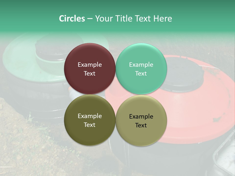 Modern Water Waste PowerPoint Template