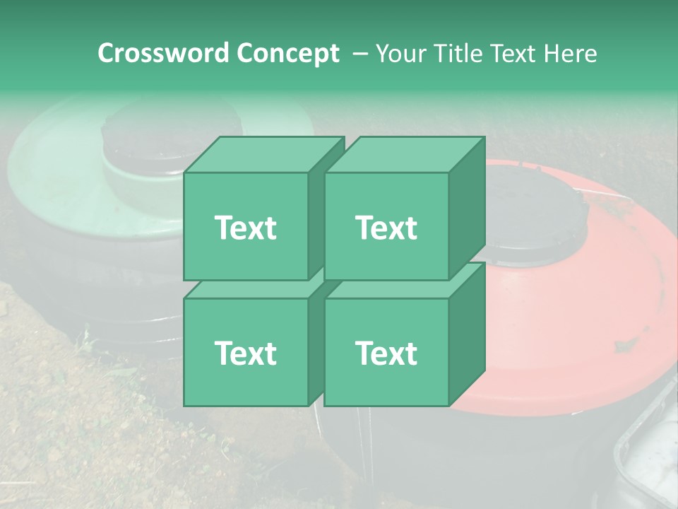 Modern Water Waste PowerPoint Template