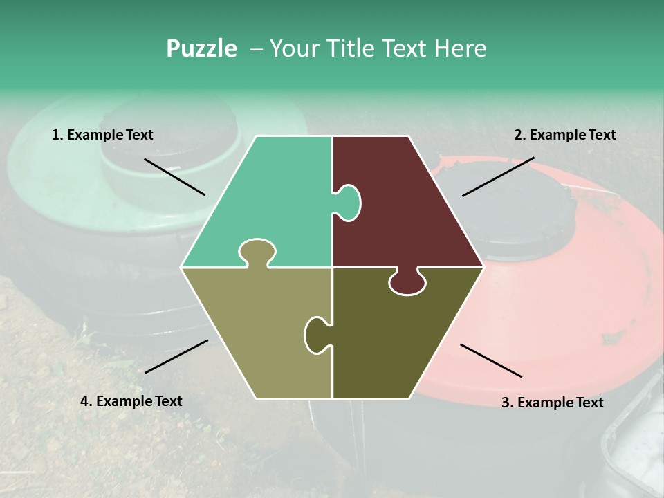 Modern Water Waste PowerPoint Template