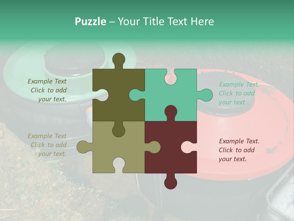 Modern Water Waste PowerPoint Template