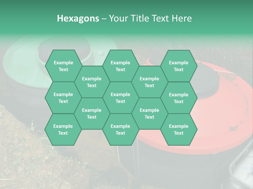Modern Water Waste PowerPoint Template