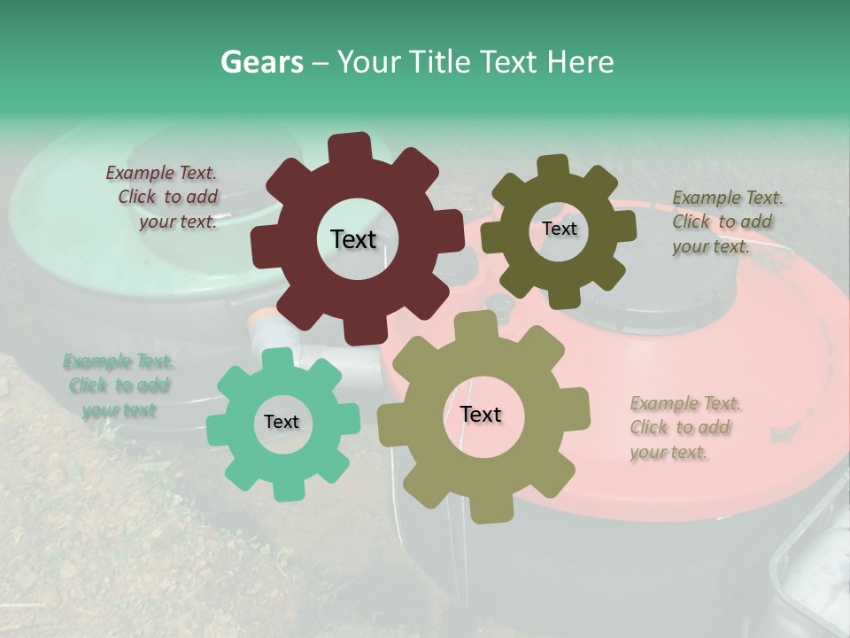Modern Water Waste PowerPoint Template