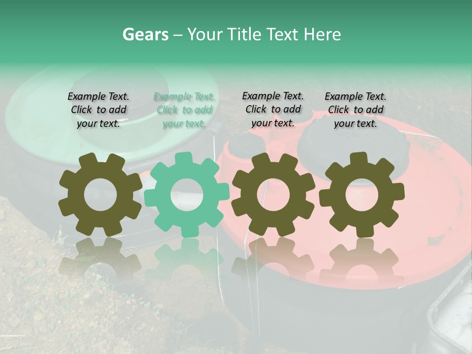 Modern Water Waste PowerPoint Template