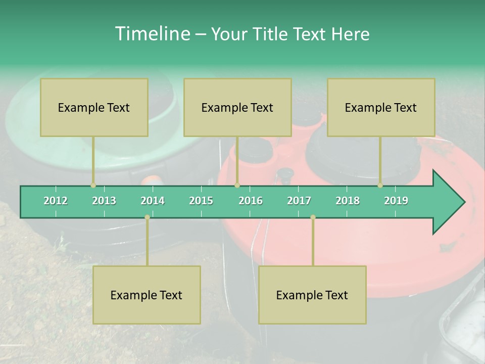Modern Water Waste PowerPoint Template