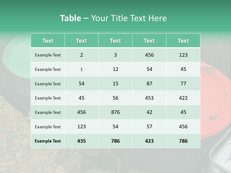 Modern Water Waste PowerPoint Template