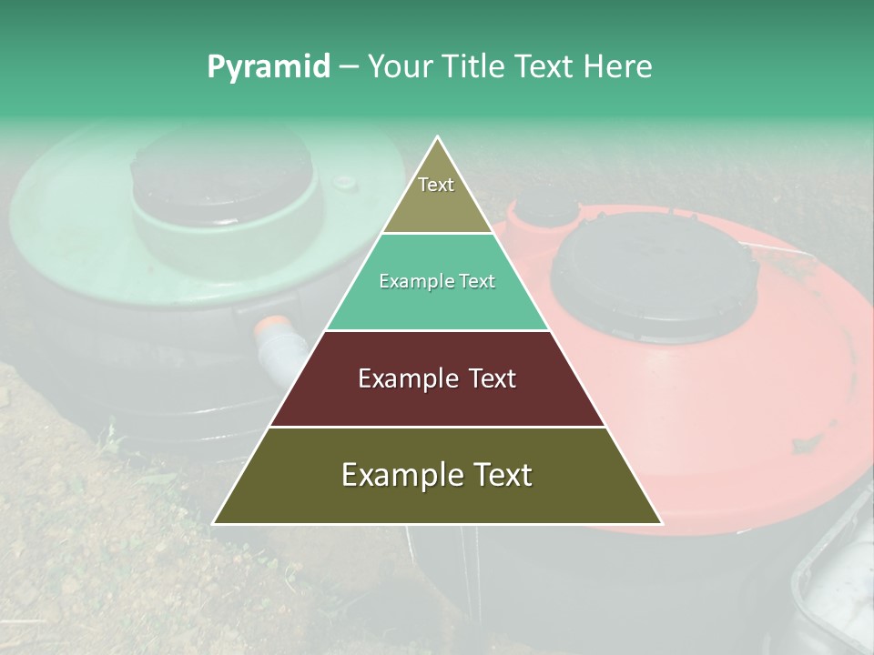 Modern Water Waste PowerPoint Template