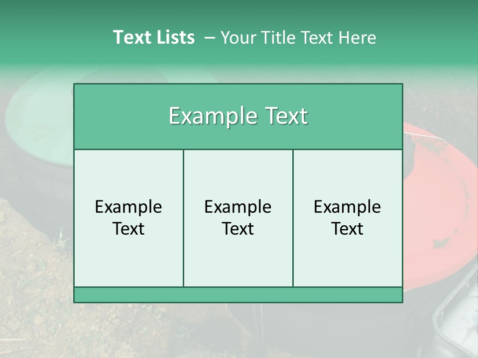 Modern Water Waste PowerPoint Template