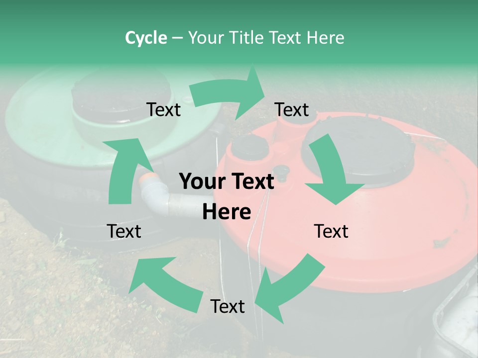 Modern Water Waste PowerPoint Template