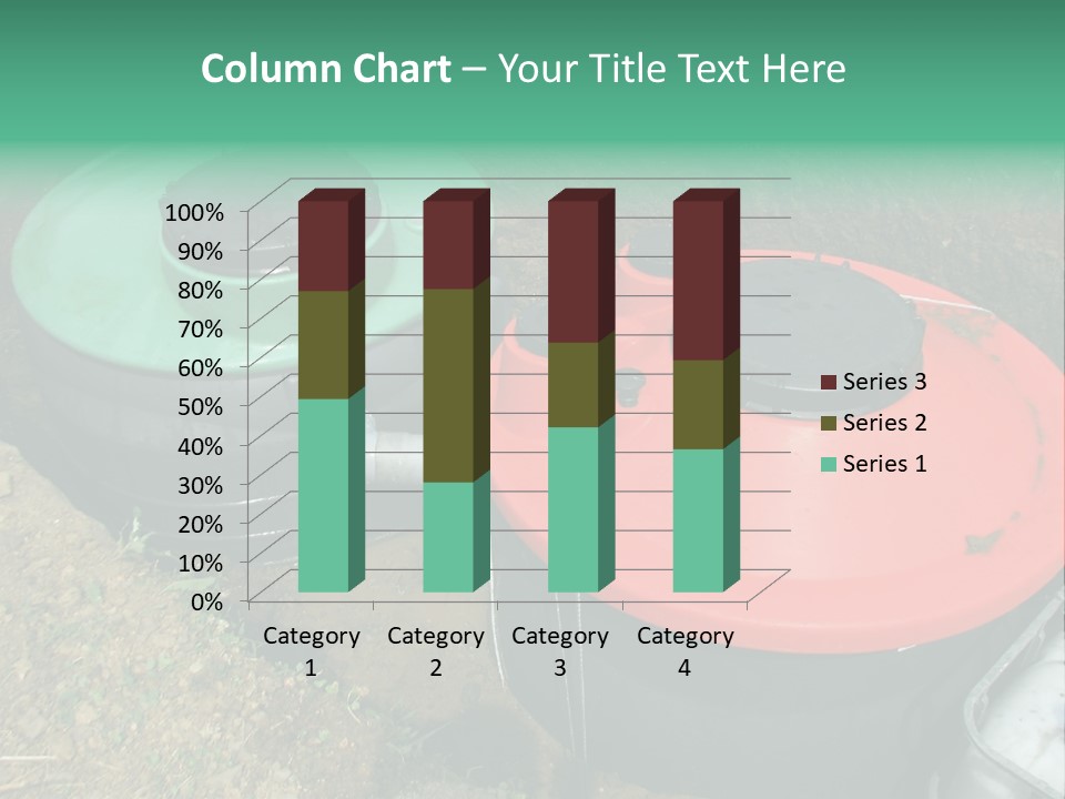 Modern Water Waste PowerPoint Template
