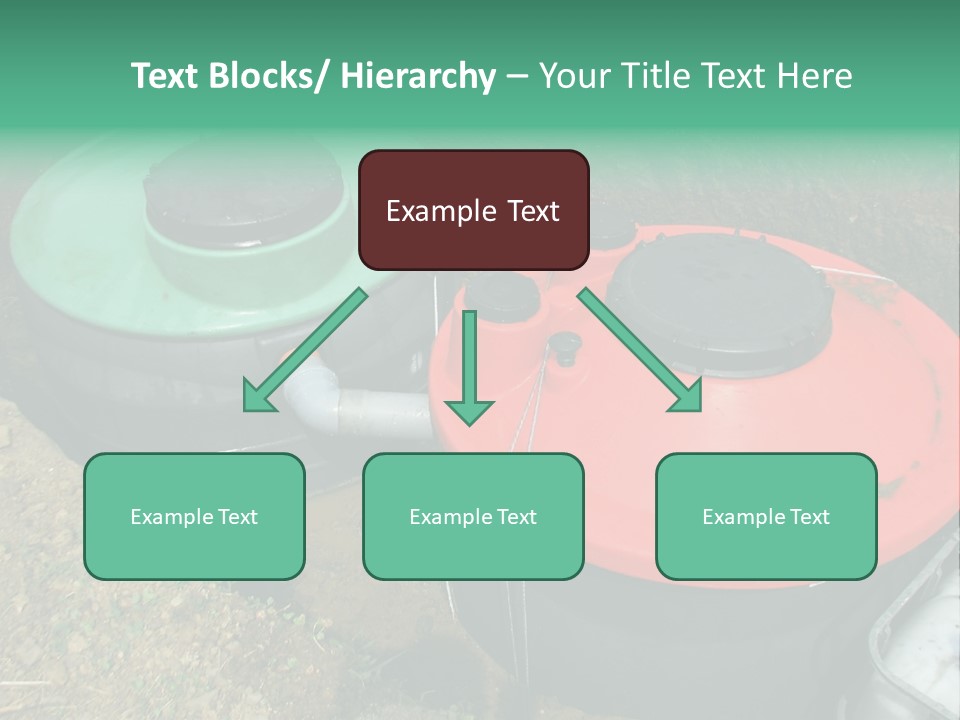 Modern Water Waste PowerPoint Template