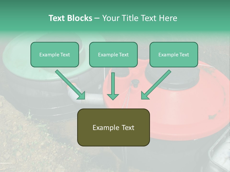 Modern Water Waste PowerPoint Template