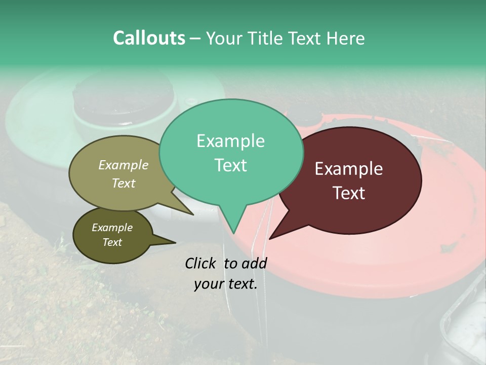 Modern Water Waste PowerPoint Template
