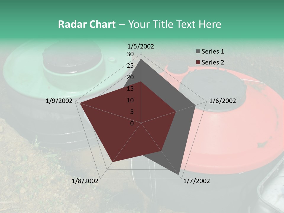 Modern Water Waste PowerPoint Template