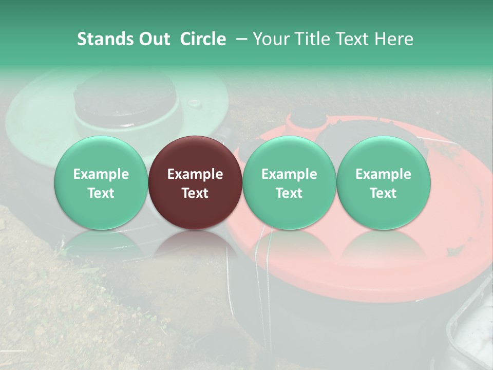 Modern Water Waste PowerPoint Template