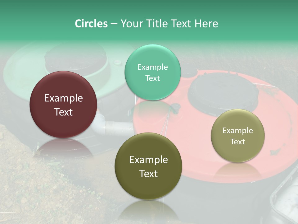 Modern Water Waste PowerPoint Template