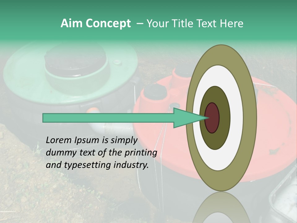 Modern Water Waste PowerPoint Template