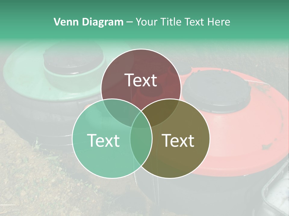 Modern Water Waste PowerPoint Template