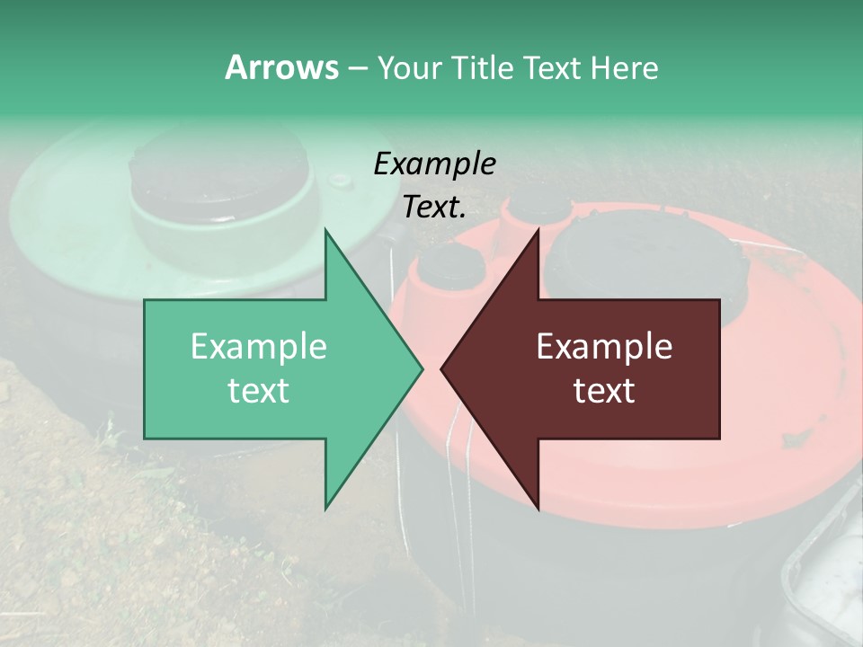 Modern Water Waste PowerPoint Template