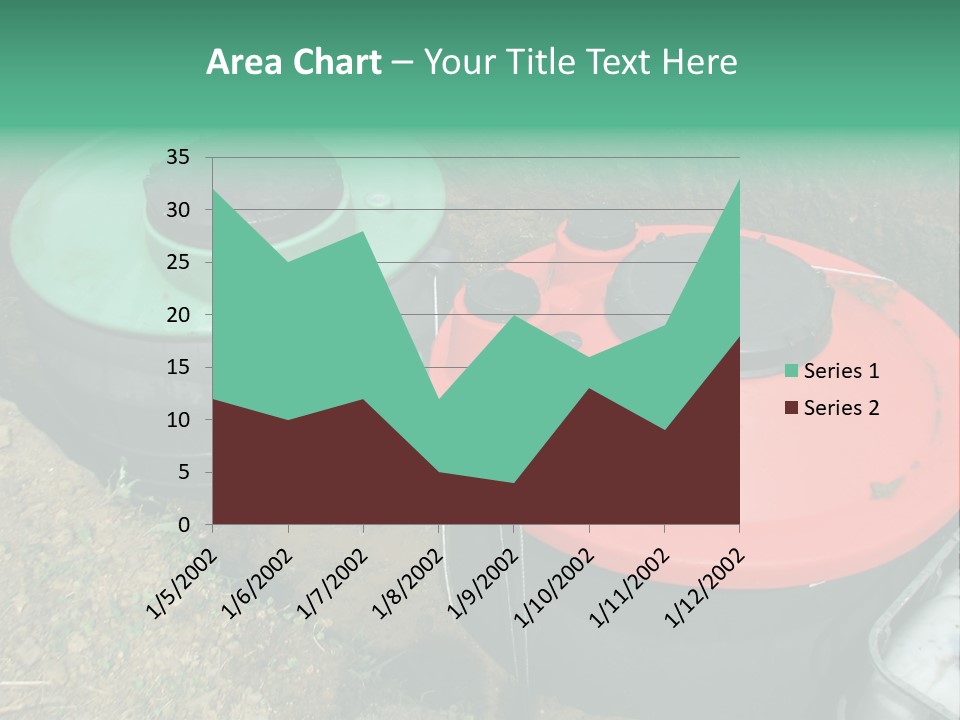 Modern Water Waste PowerPoint Template