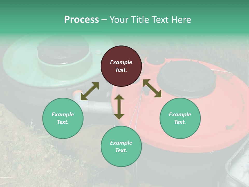 Modern Water Waste PowerPoint Template