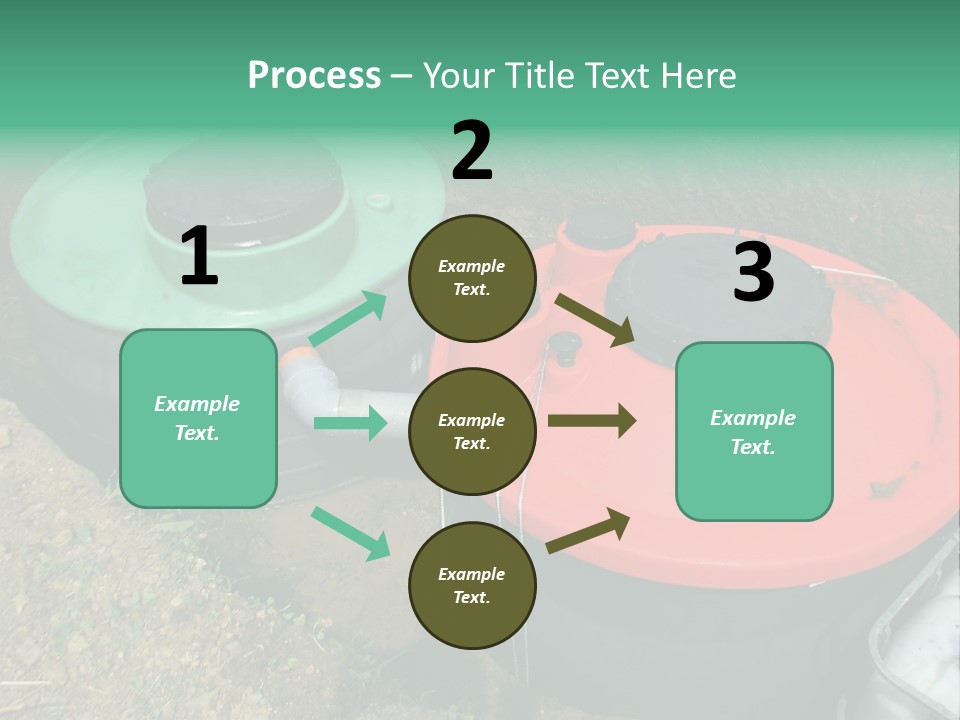Modern Water Waste PowerPoint Template