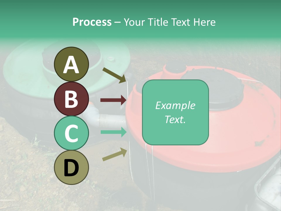 Modern Water Waste PowerPoint Template