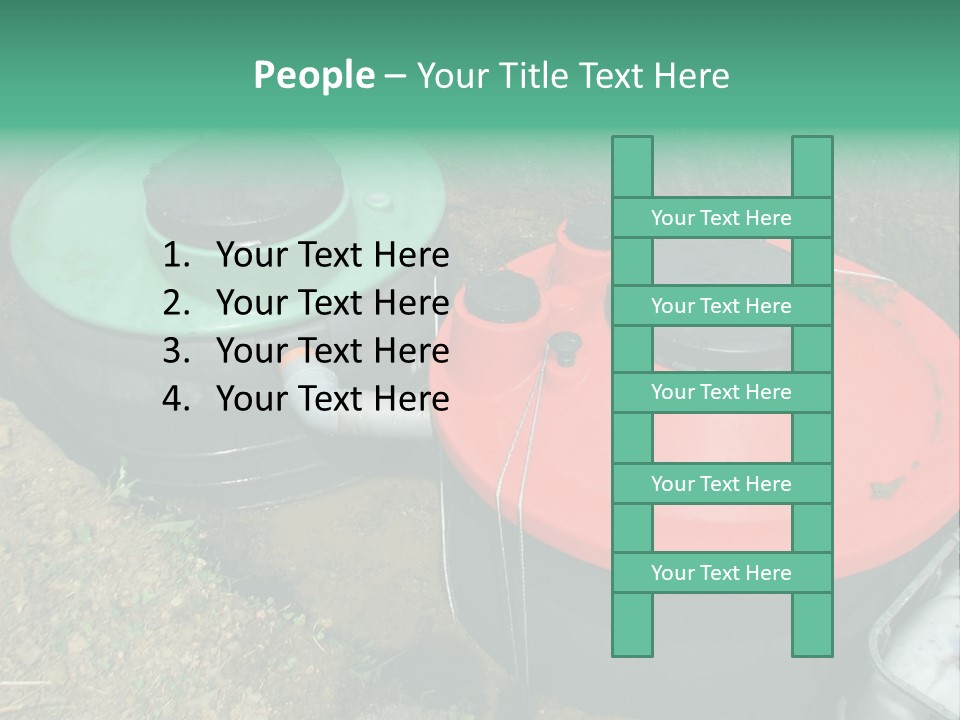 Modern Water Waste PowerPoint Template