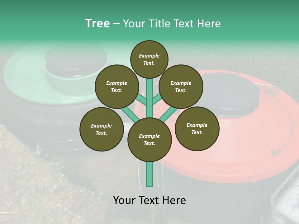 Modern Water Waste PowerPoint Template