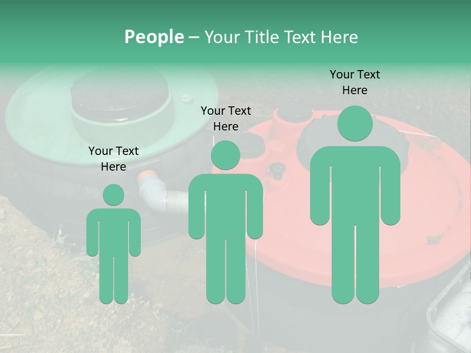 Modern Water Waste PowerPoint Template