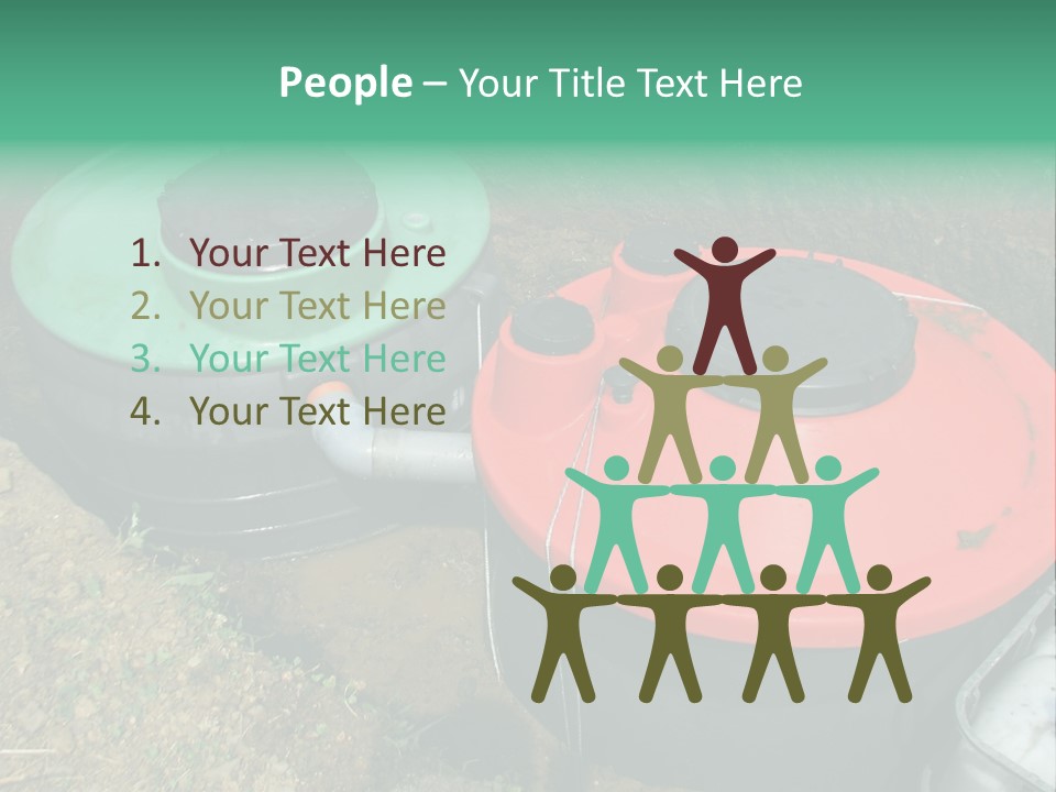 Modern Water Waste PowerPoint Template