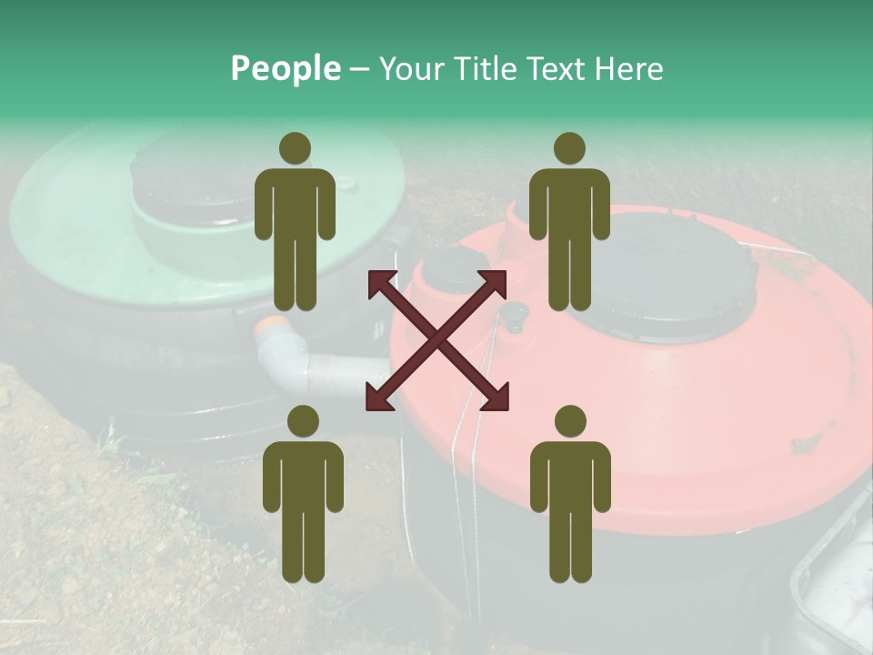 Modern Water Waste PowerPoint Template