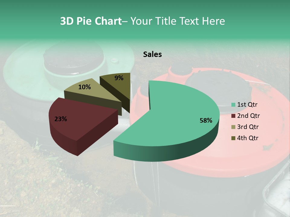 Modern Water Waste PowerPoint Template