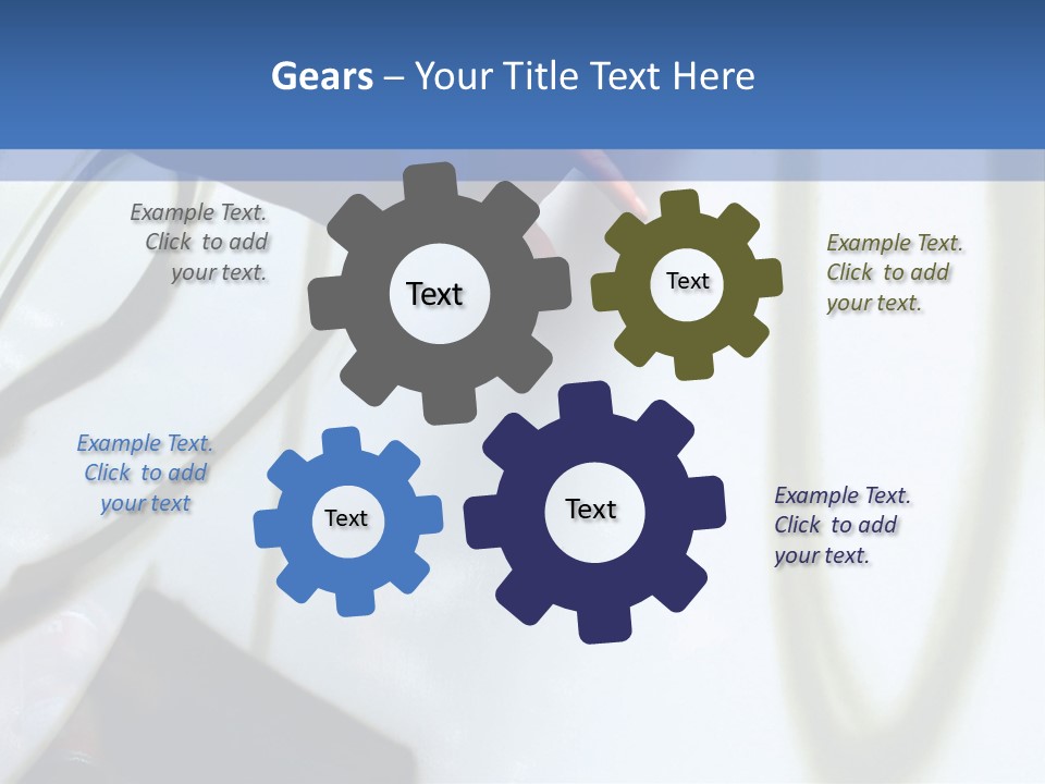 Teeth Comic Background PowerPoint Template