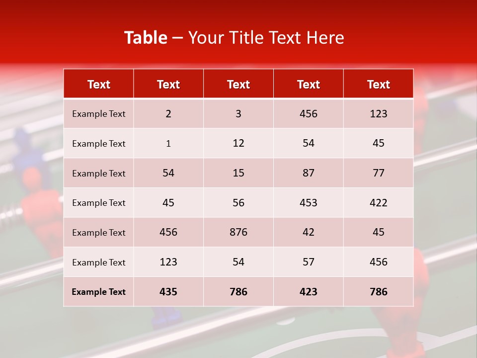 Sport Teamwork Action PowerPoint Template