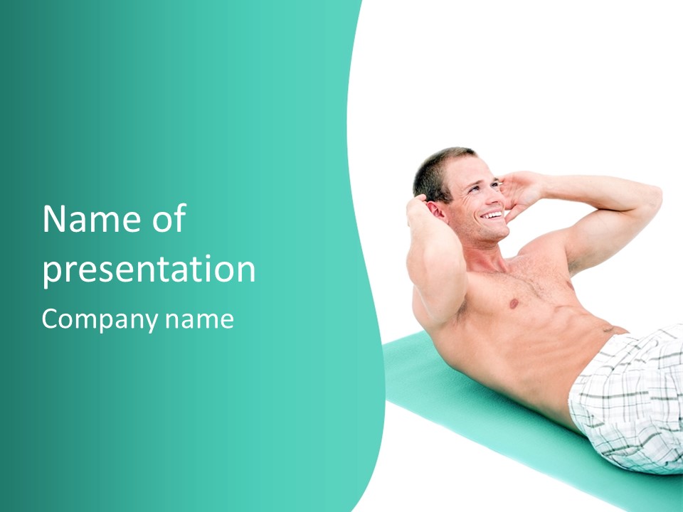 Leisure Sporty Human PowerPoint Template