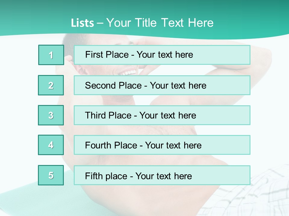 Leisure Sporty Human PowerPoint Template