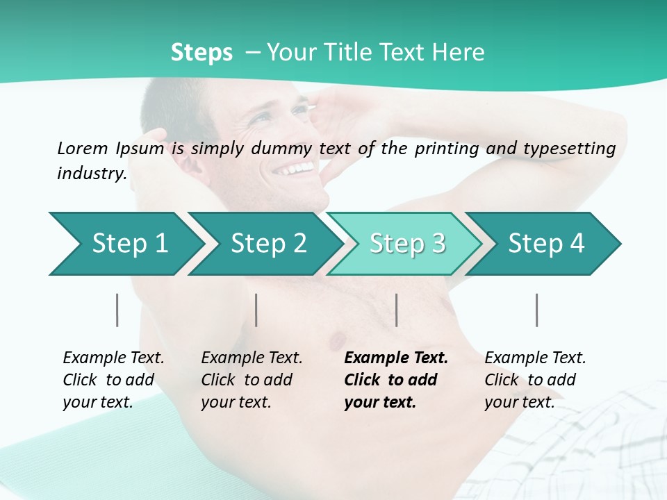 Leisure Sporty Human PowerPoint Template