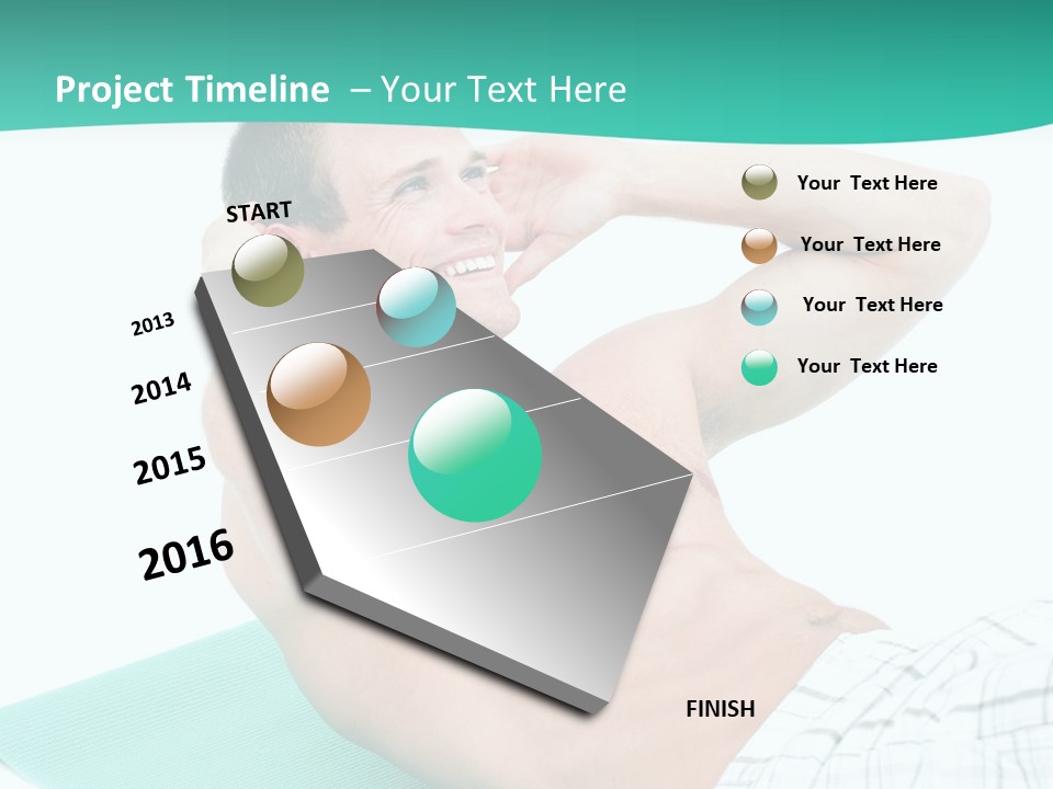 Leisure Sporty Human PowerPoint Template