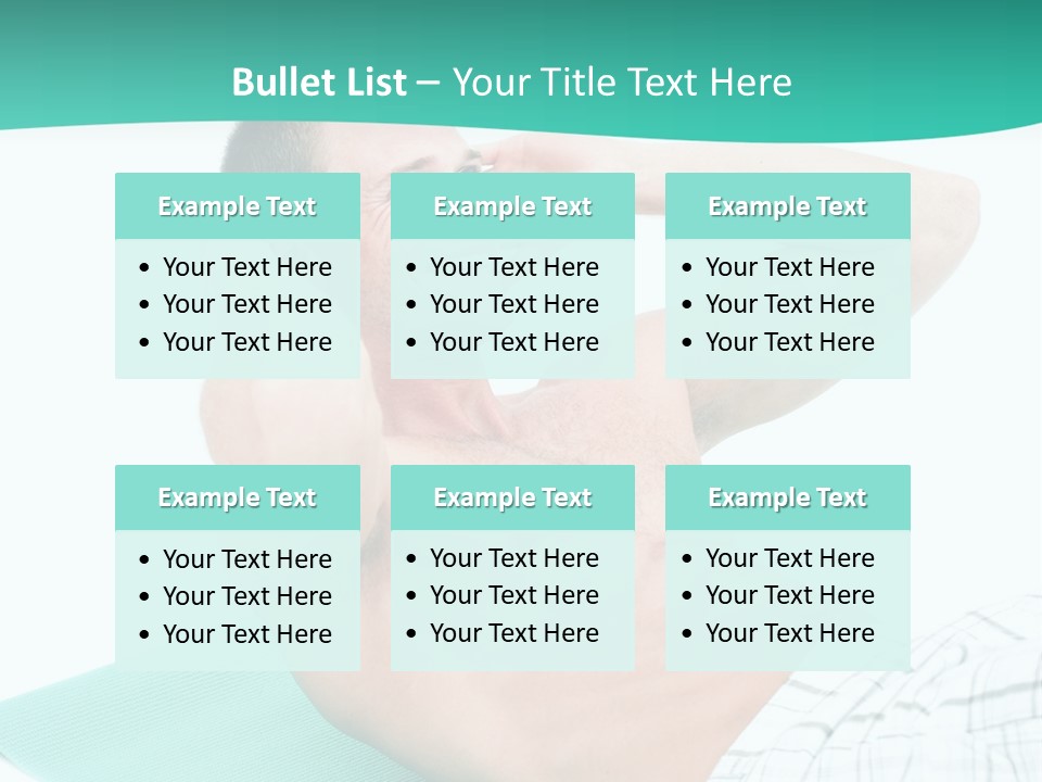 Leisure Sporty Human PowerPoint Template