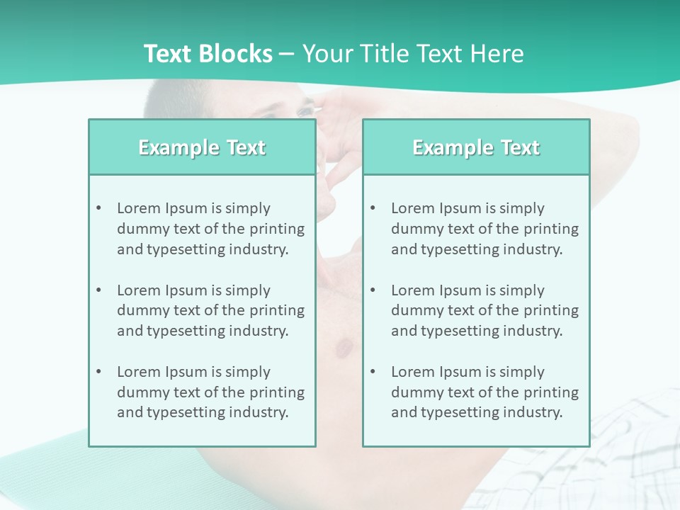 Leisure Sporty Human PowerPoint Template
