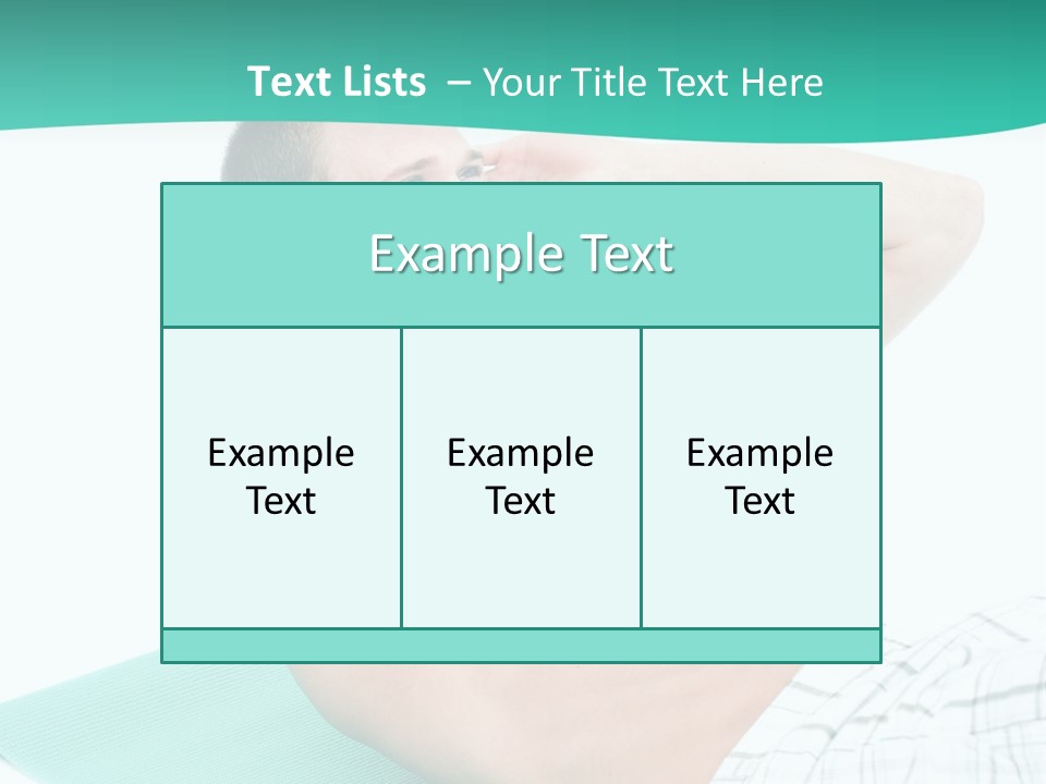 Leisure Sporty Human PowerPoint Template