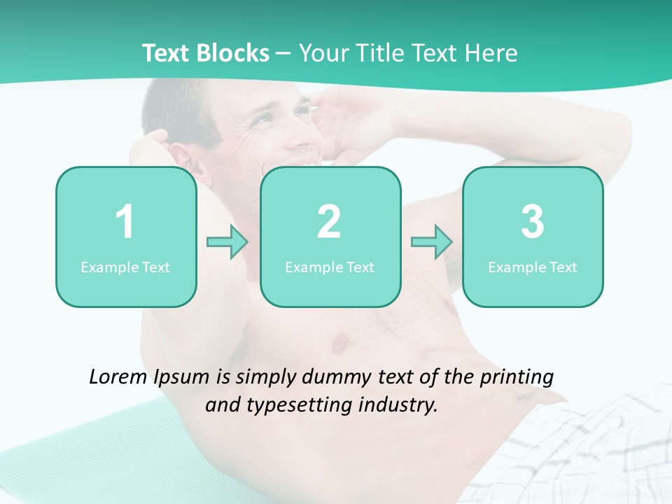 Leisure Sporty Human PowerPoint Template