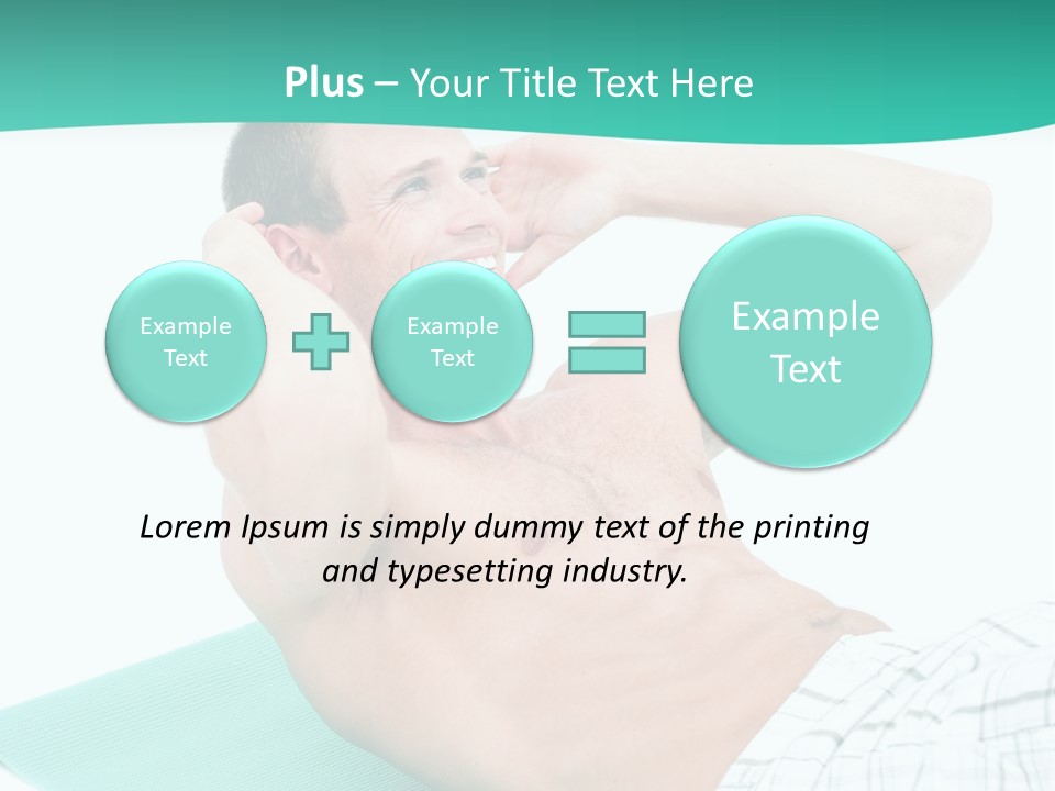 Leisure Sporty Human PowerPoint Template
